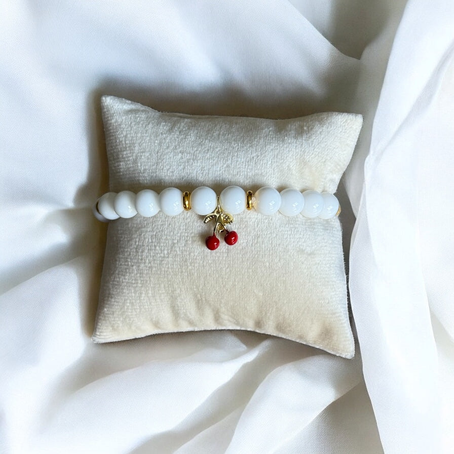 CHERRY FRUIT CRUSH PENDANT BRACELET