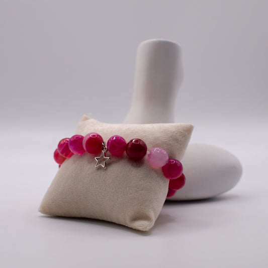 Agate Gemstone with Charm